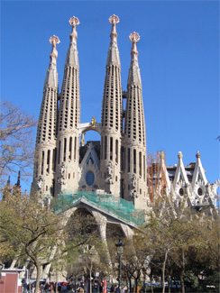 De Sagrada Familia in Barcelona, Gaudi's meesterwerk